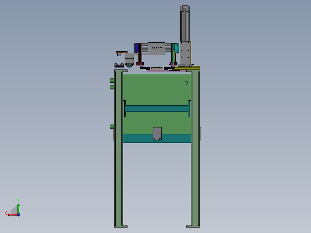 PLC电路制造传送设备sw17后视图