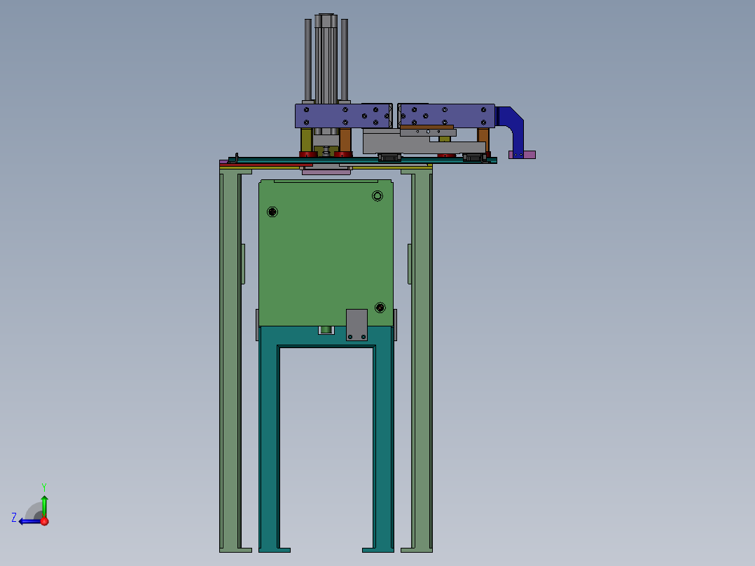 PLC电路制造传送设备sw17右视图
