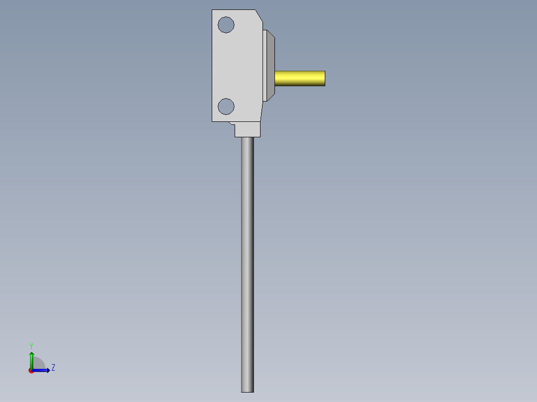 超小型反射光电开关~ EX-26A~松下左视图