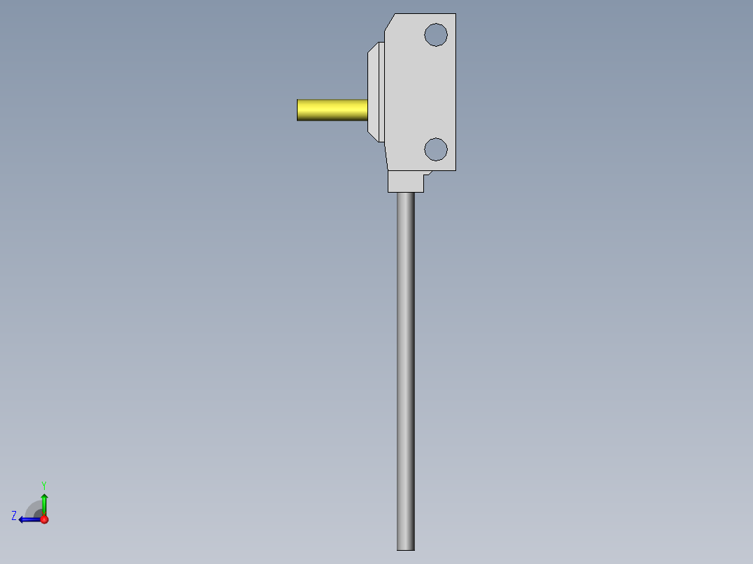 超小型反射光电开关~ EX-26A~松下右视图