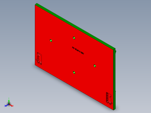平板铝板材铣凹槽程序模型
