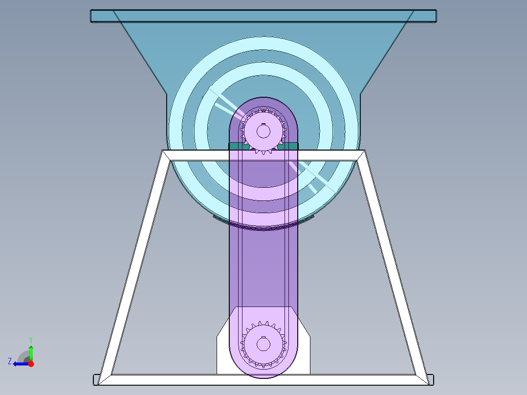 拌糖拌盐搅拌机右视图