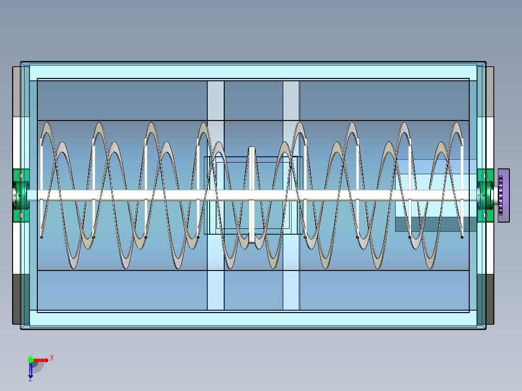 拌糖拌盐搅拌机俯视图
