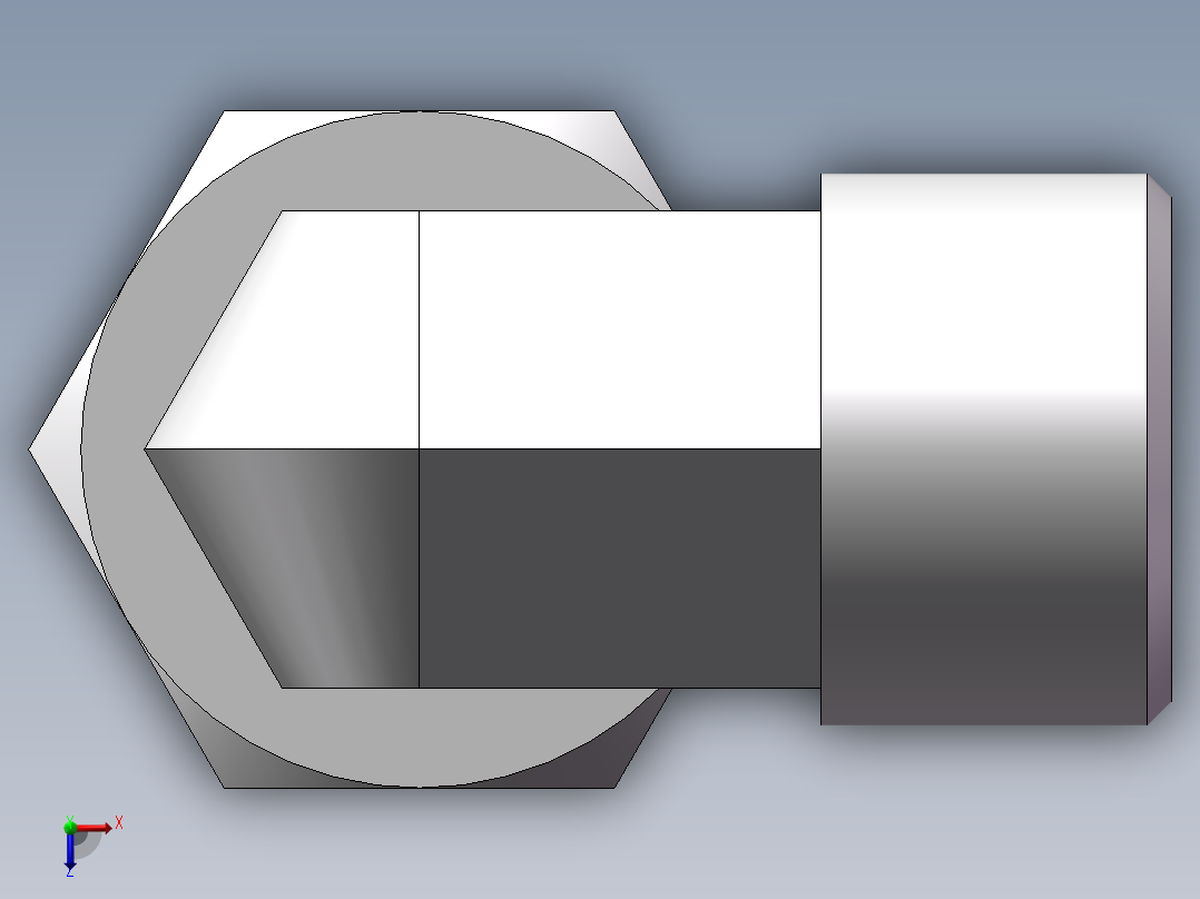 直角组合接头、2D9-22俯视图