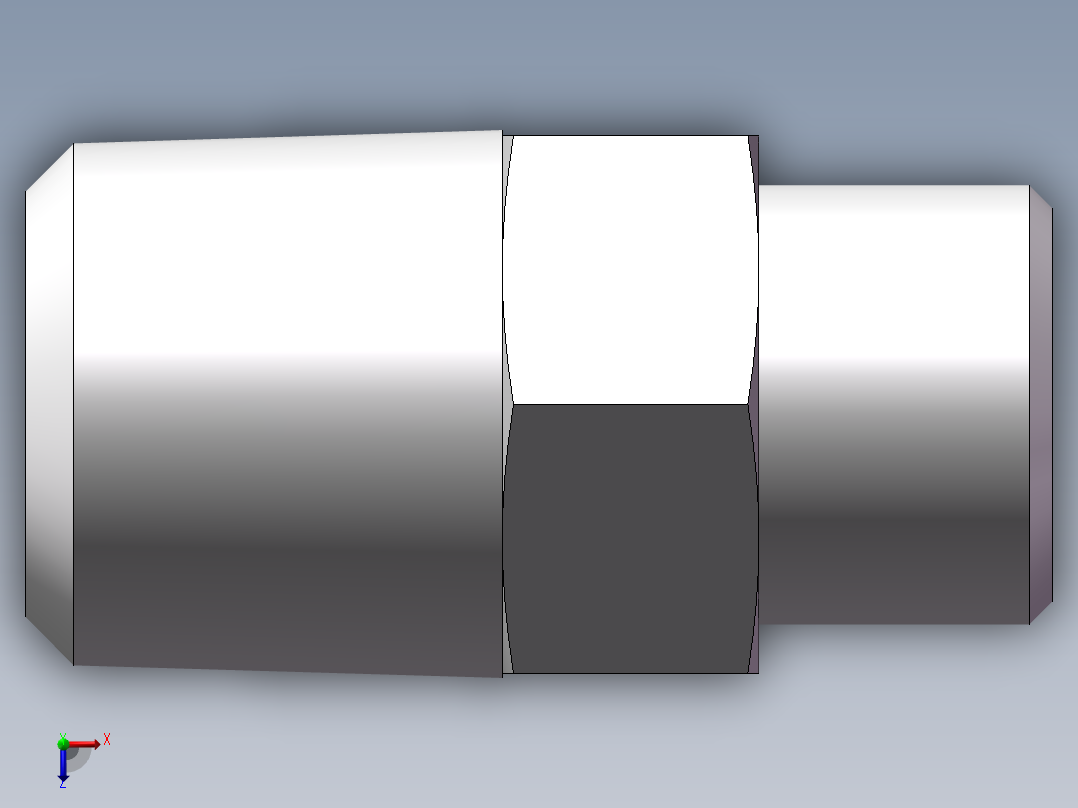 美制锥螺纹、1DN-18-08俯视图