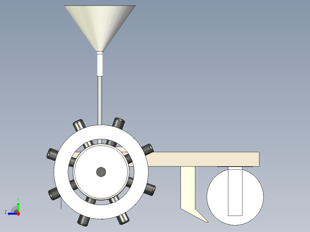 B3003295-播种机右视图