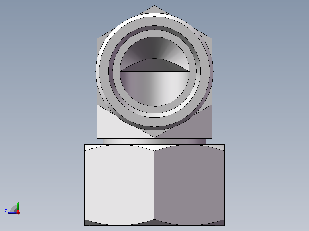 直角组合接头、2D9-42右视图
