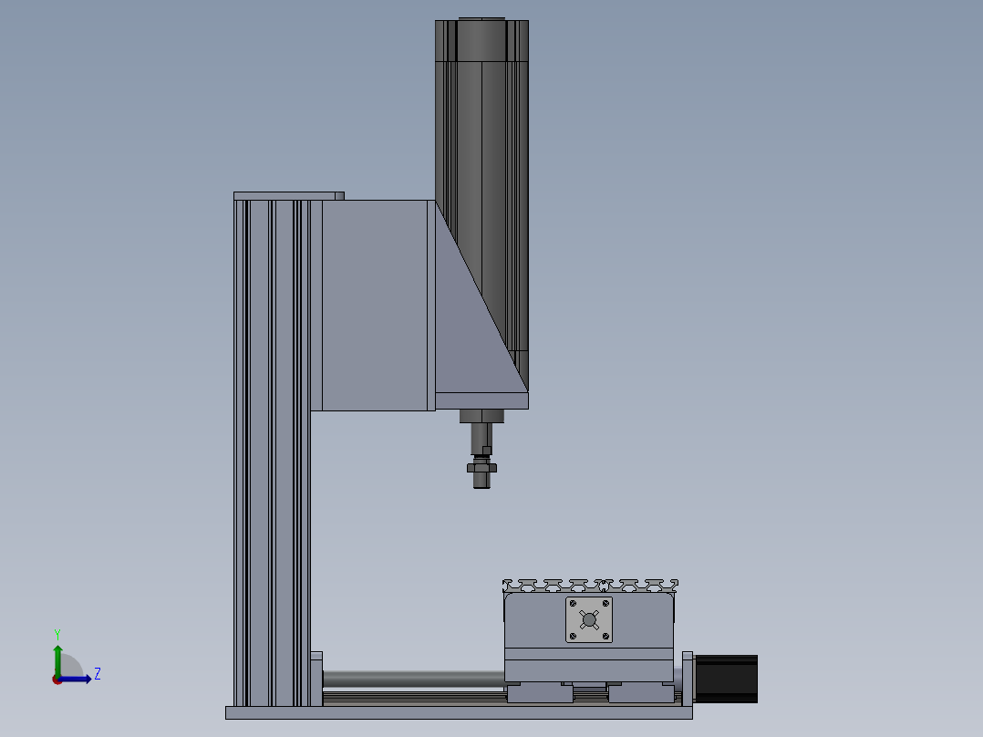 A3003493-三轴自动压力机左视图