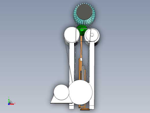 洗瓶机推瓶机构前视缩略图