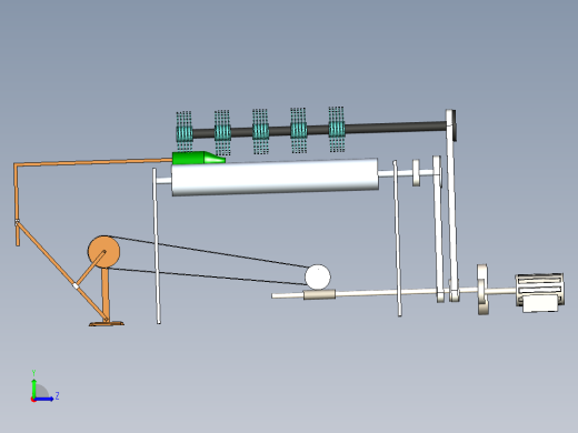 洗瓶机推瓶机构左视缩略图