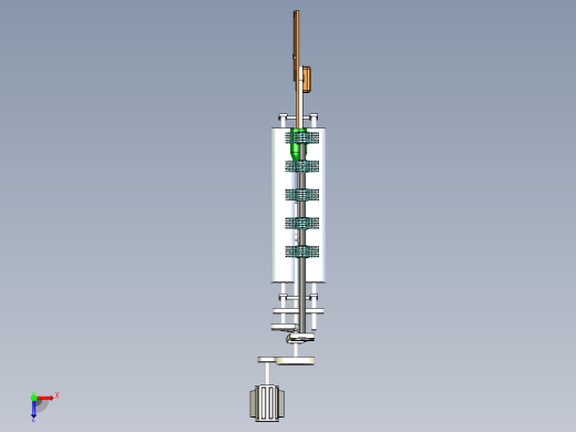 洗瓶机推瓶机构俯视缩略图