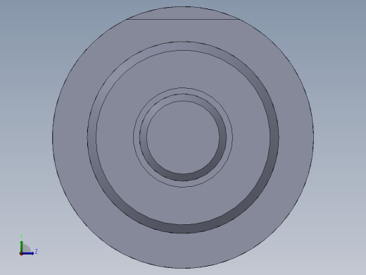 圆形气动缸（双杆螺纹）25x10x50 mm左视缩略图