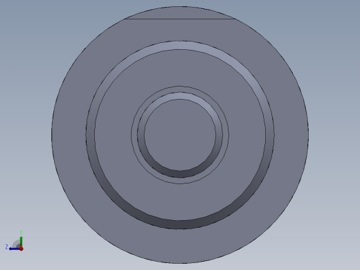 圆形气动缸（双杆螺纹）25x10x50 mm右视缩略图