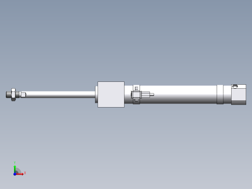 气缸CDM2RA20-100A-M9BL前视缩略图
