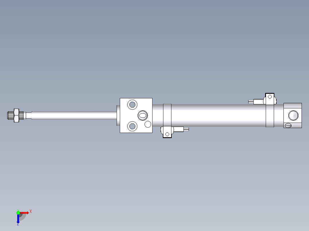 气缸CDM2RA20-100A-M9BL俯视图