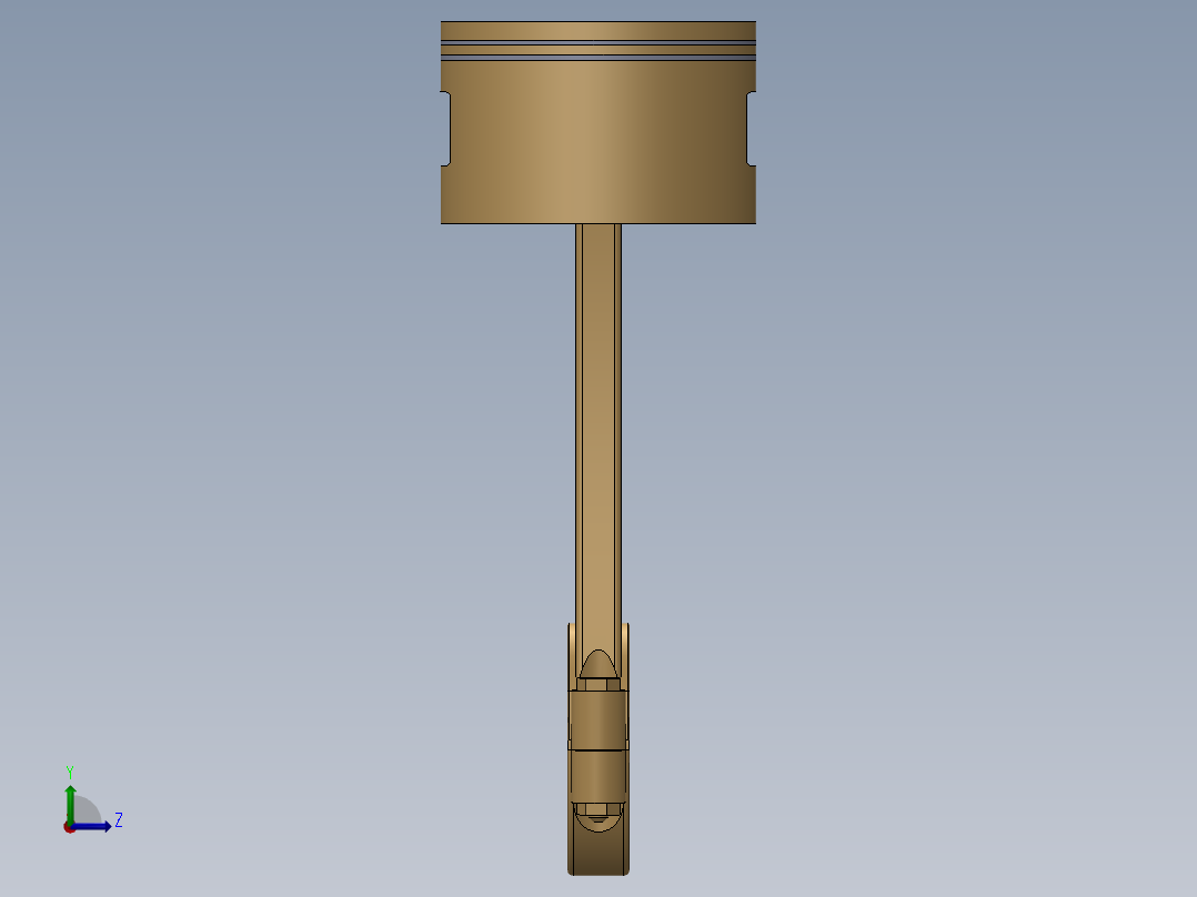 活塞机构左视图