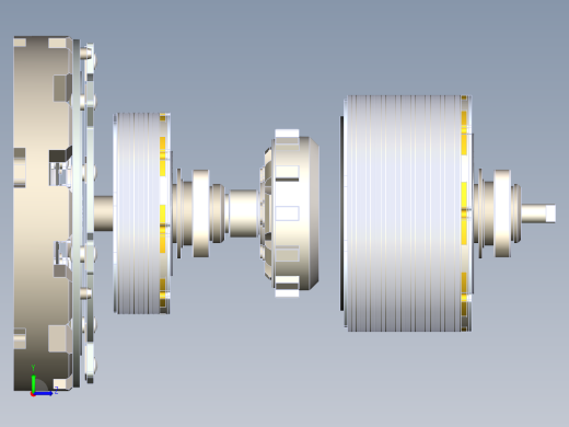 电子无级变速器（eCVT）3D左视缩略图