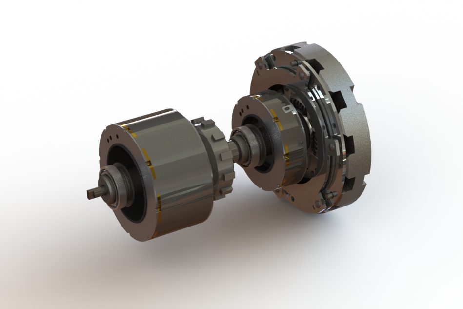电子无级变速器（eCVT）3D