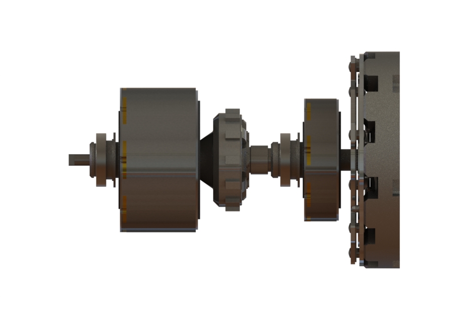 电子无级变速器（eCVT）3D