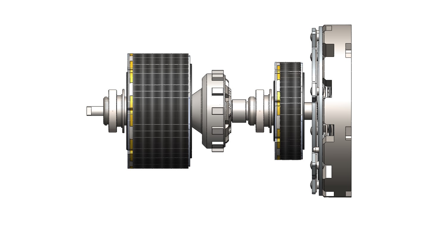 电子无级变速器（eCVT）3D