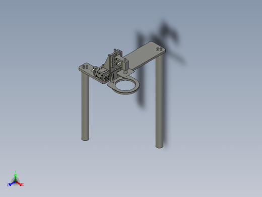 治具NUT有无检测模块正等轴测缩略图