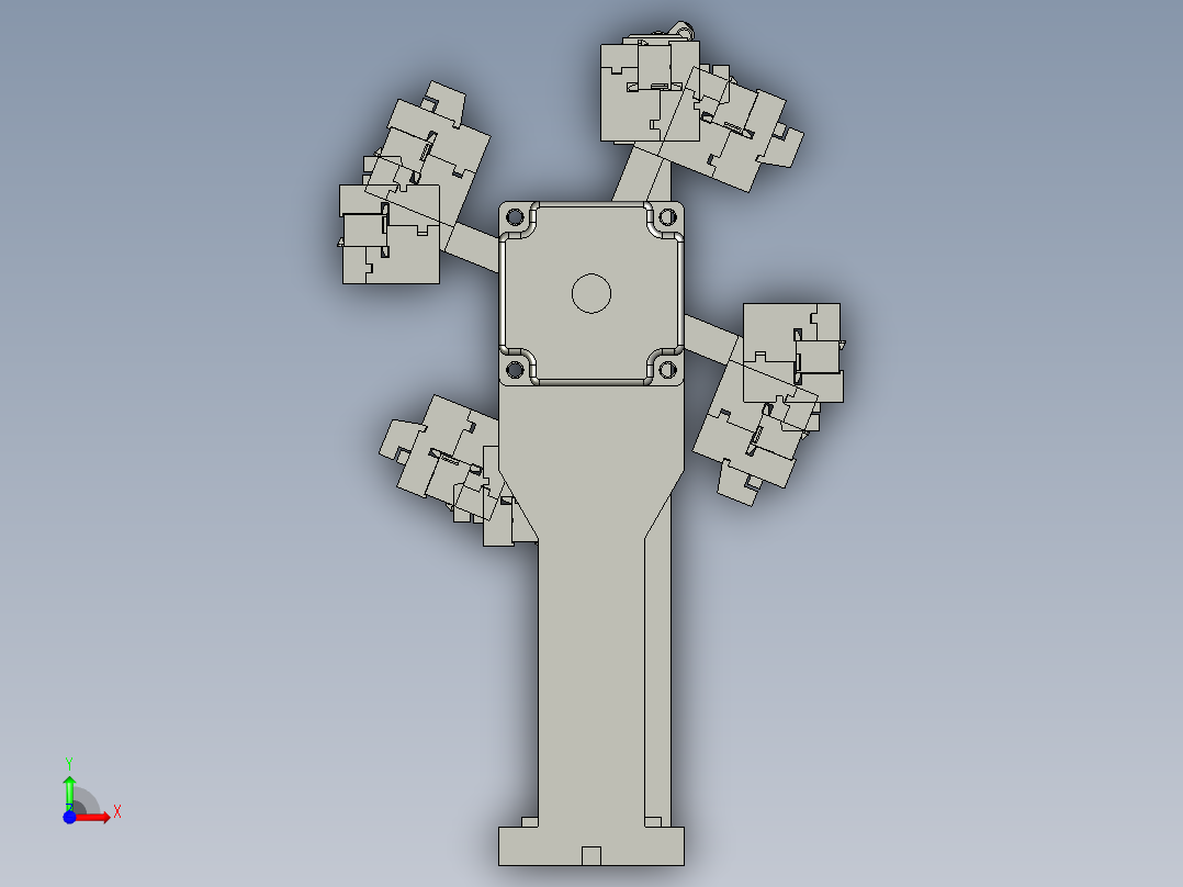 1旋转组件前视图