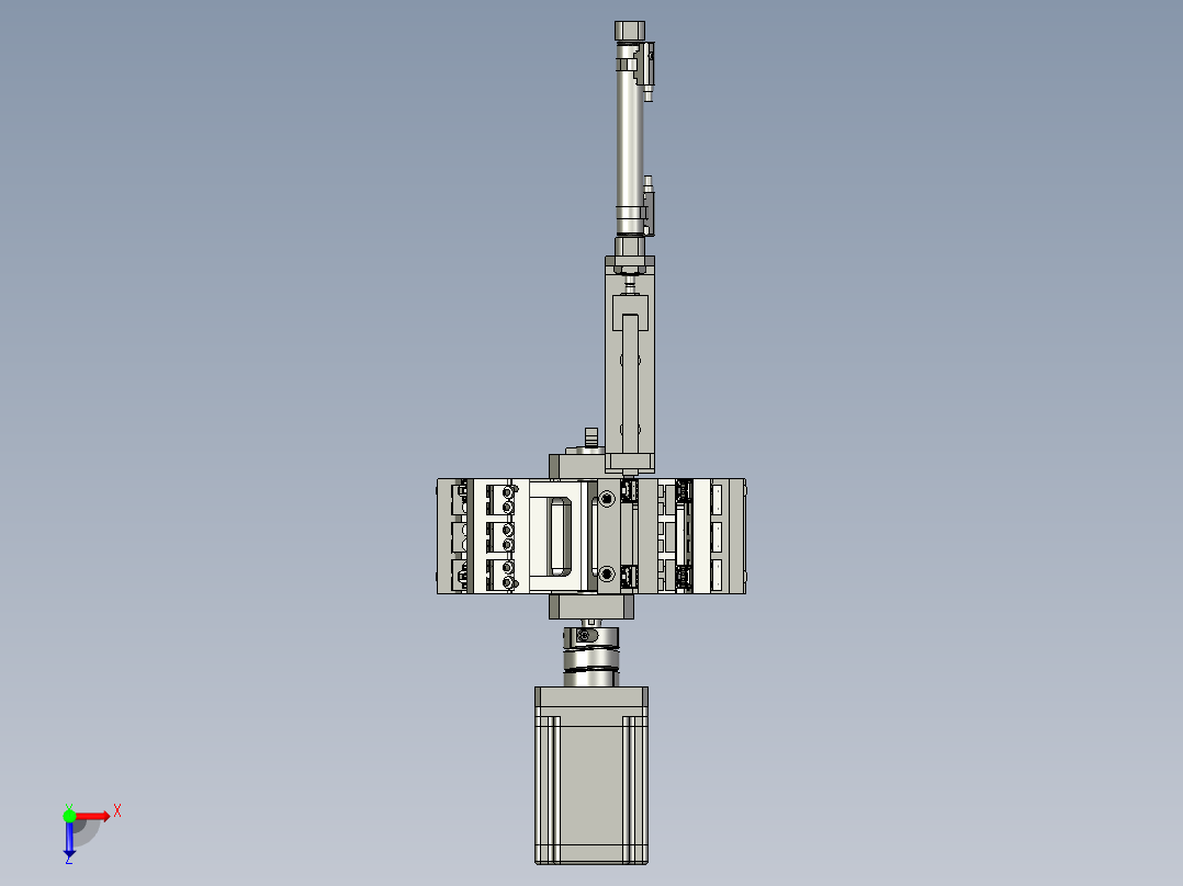 1旋转组件俯视图