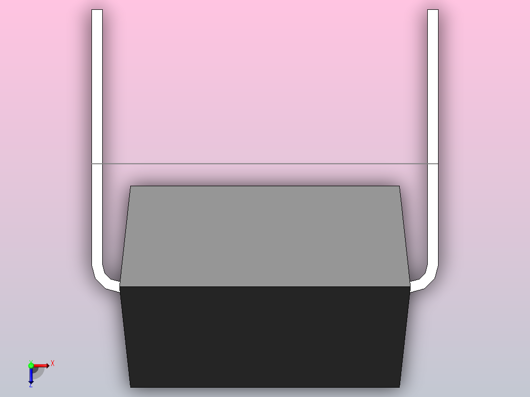 电子器件DIP 8 IC俯视图