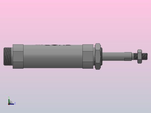 FS-CM2标准迷你气缸系列[FS-CDM2B32-50]左视缩略图