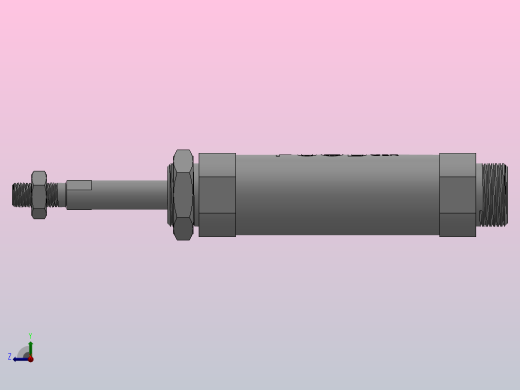 FS-CM2标准迷你气缸系列[FS-CDM2B32-50]右视缩略图