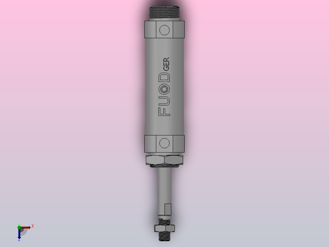 FS-CM2标准迷你气缸系列[FS-CDM2B32-50]俯视图