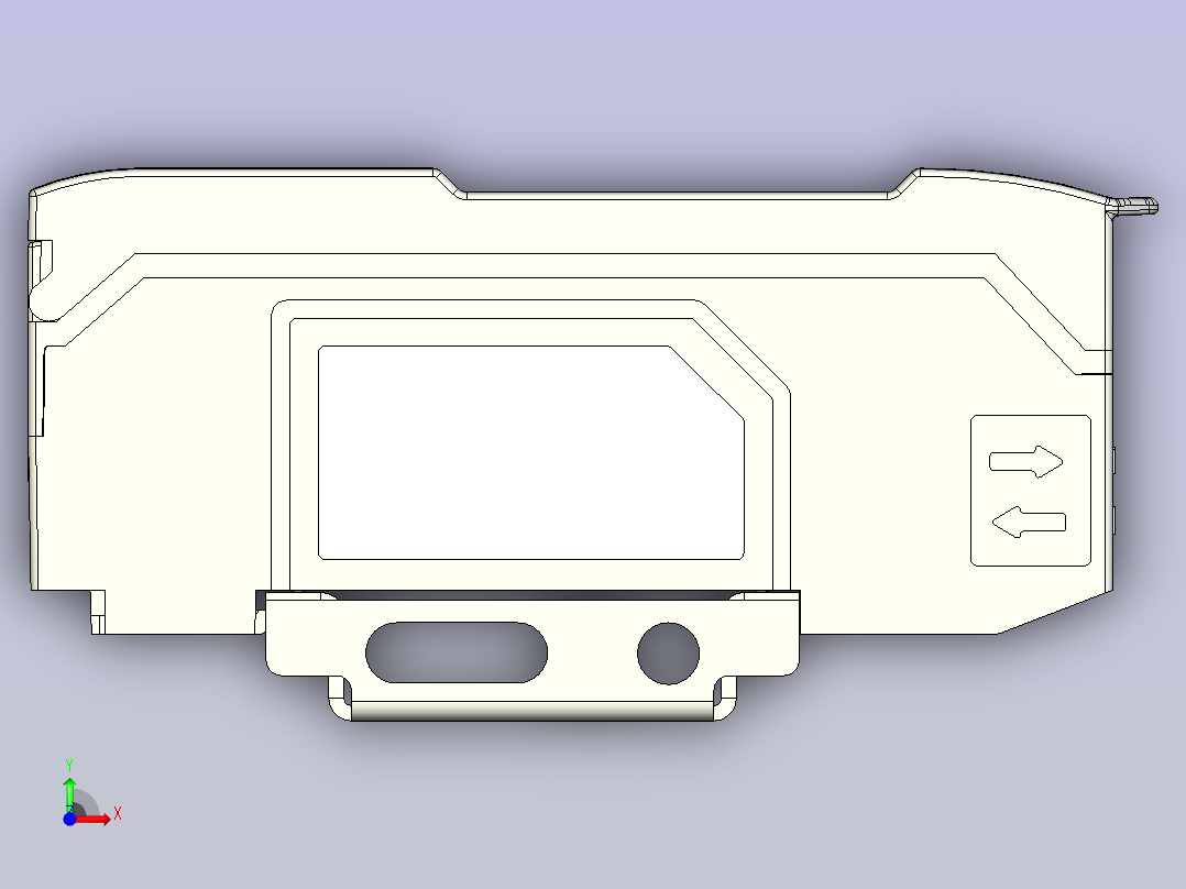 深浦光纤传感器fx-525 3d前视图