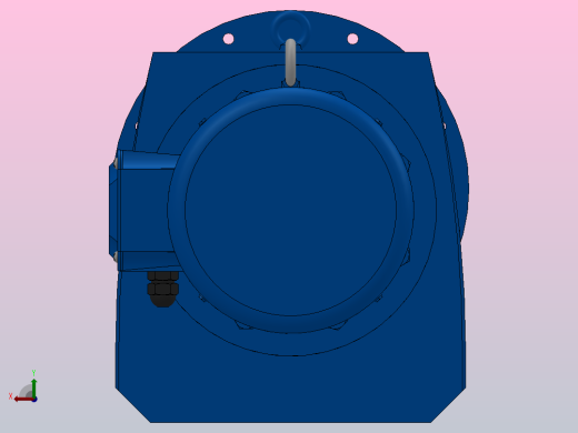 RF147法兰轴伸式安装斜齿轮减速机RF147-Y22-4P-180L-M1-0°-Φ550后视缩略图