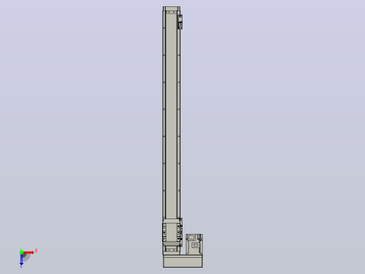 滚珠丝杠直线轴内置导轨TPA-GCR-65-1610C-L750-ML-M40-N3俯视缩略图