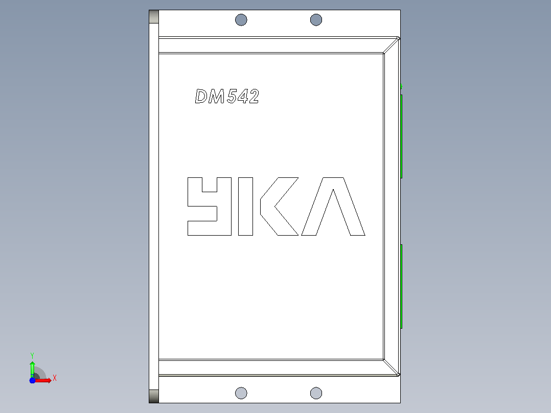 DM542数字式中低压步进电机驱动器[DM542]前视图