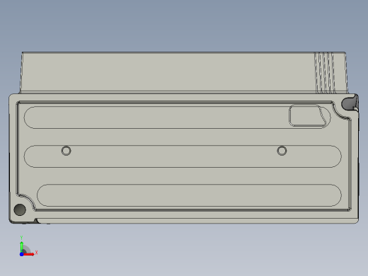 台达B2伺服驱动3D模型，适用以下型号 ASD-B2-0721-B ASD-B2L-0721-B前视缩略图