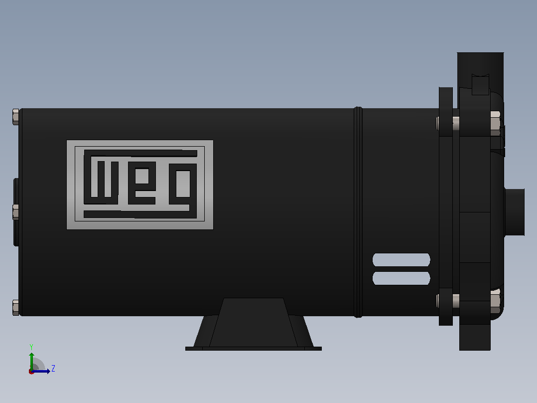 离心泵 weg - somar 220 V左视图
