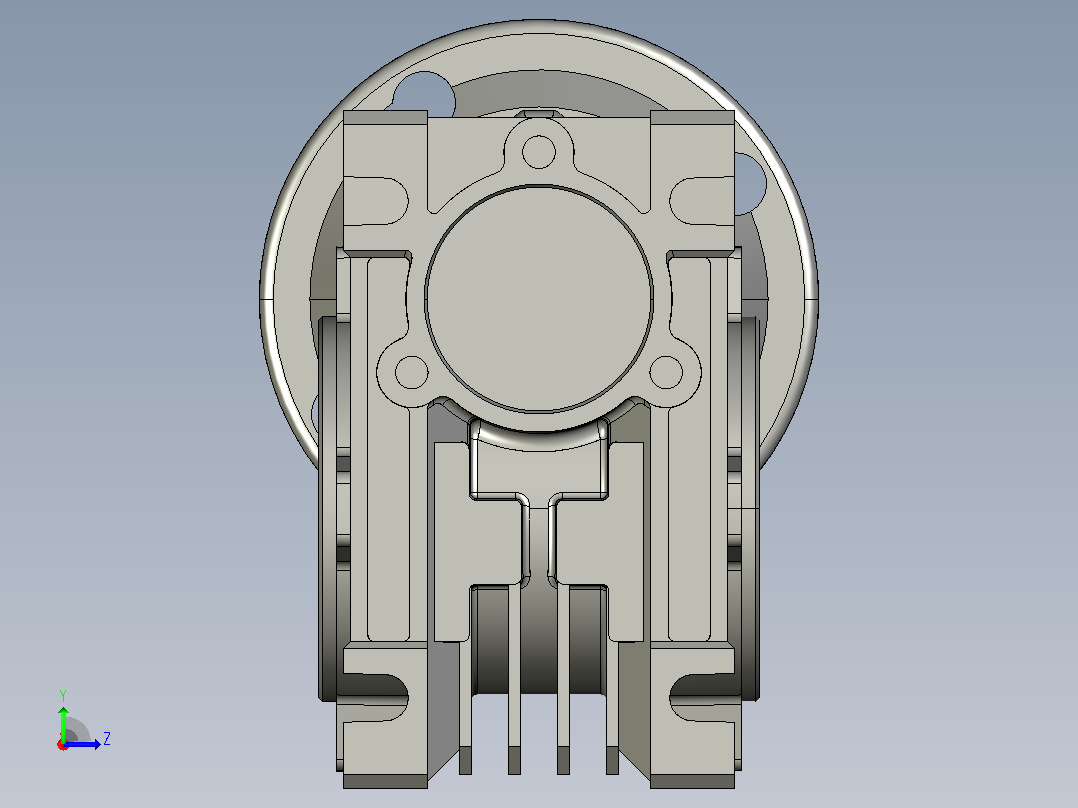 减速机ZMD51-30-5-K-56-B14左视图