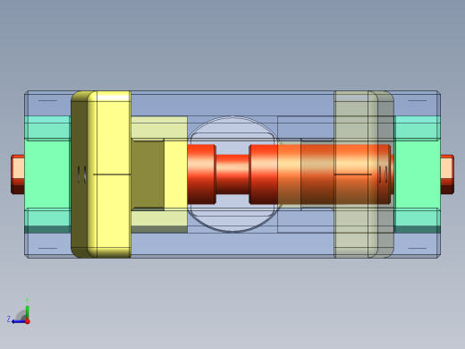 双向梯形螺纹车床夹钳右视缩略图