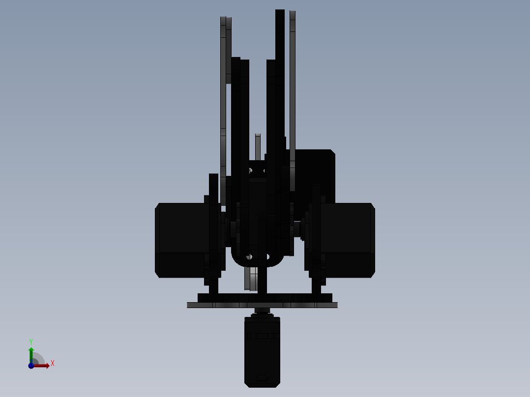 robot-arm-4dof-lengan-robot前视图