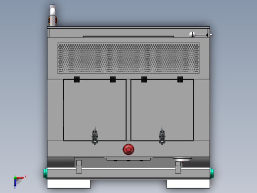 一体式除尘砂带抛光机sw16可编辑俯视缩略图