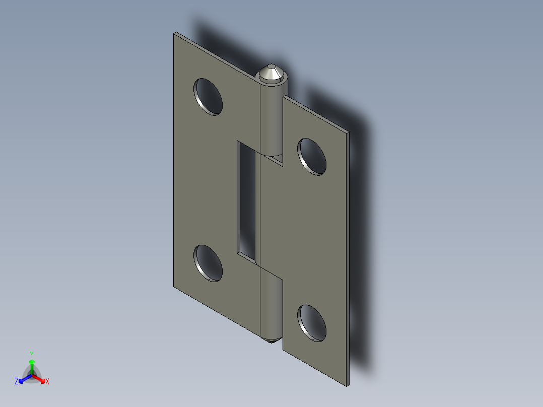 合页（常用尺寸集合）3D模型