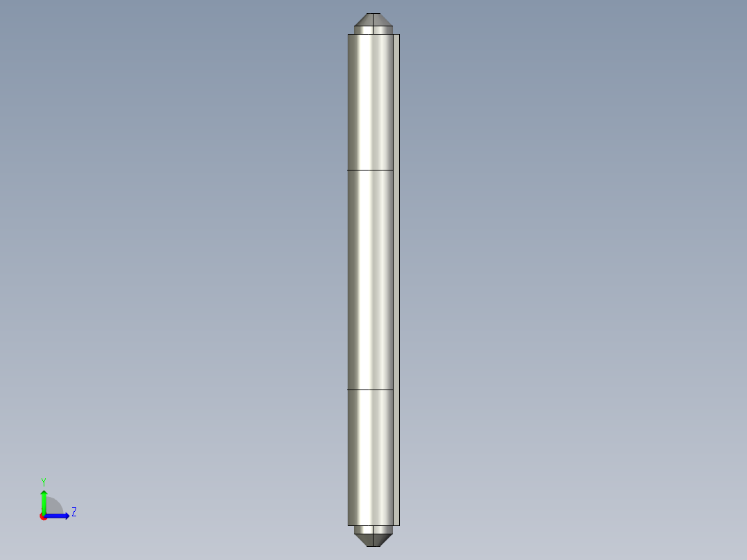 合页（常用尺寸集合）3D模型左视图