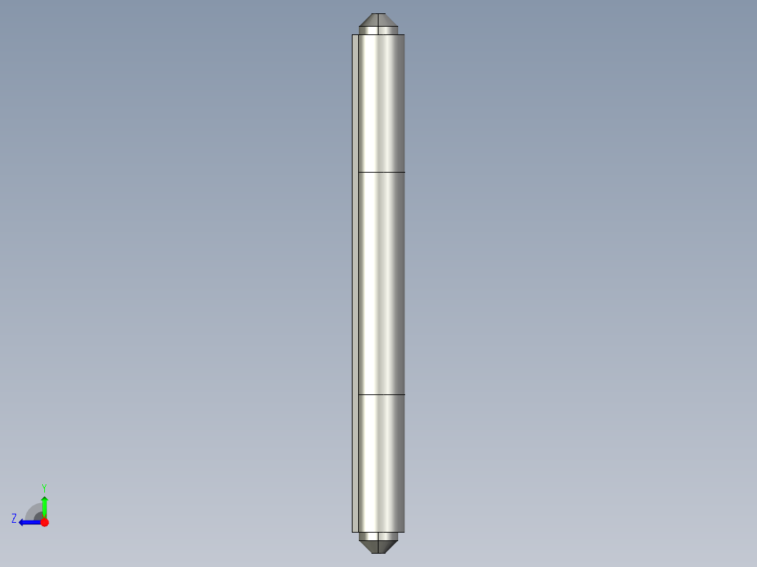 合页（常用尺寸集合）3D模型右视图