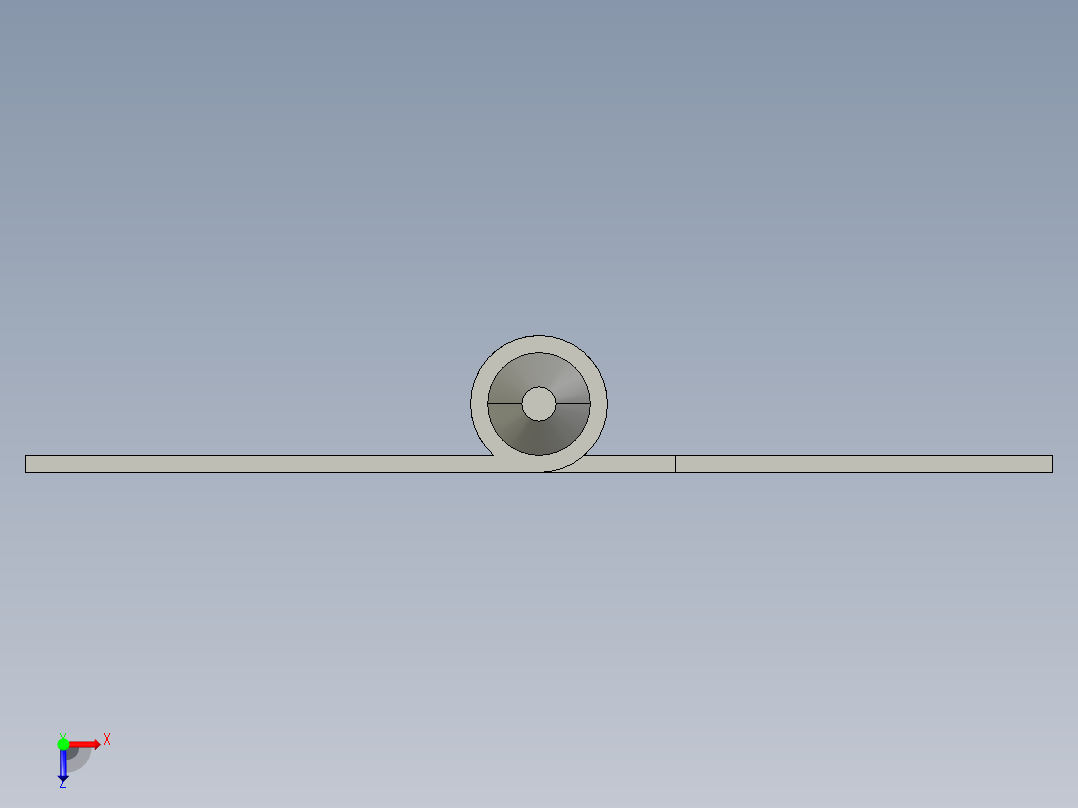 合页（常用尺寸集合）3D模型俯视图