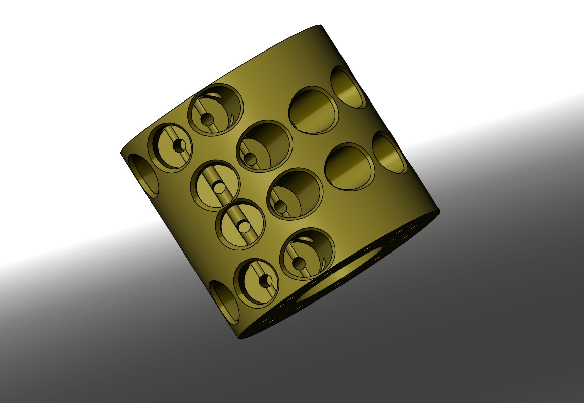V型门磁电机模型3D图纸 Solidworks设计