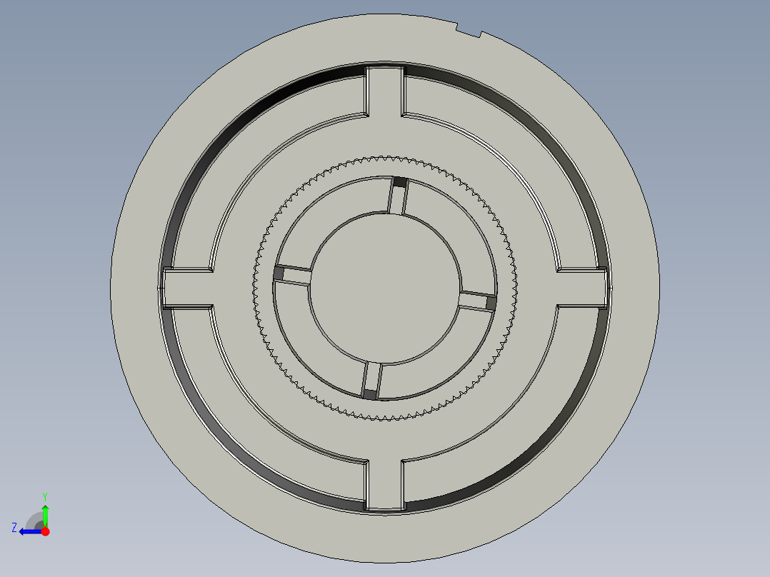 手柄与套筒3D模型右视图