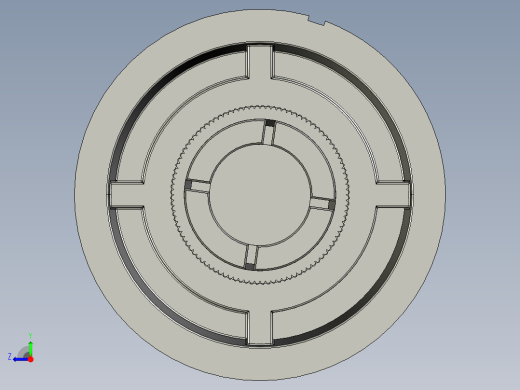 手柄与套筒3D模型右视缩略图
