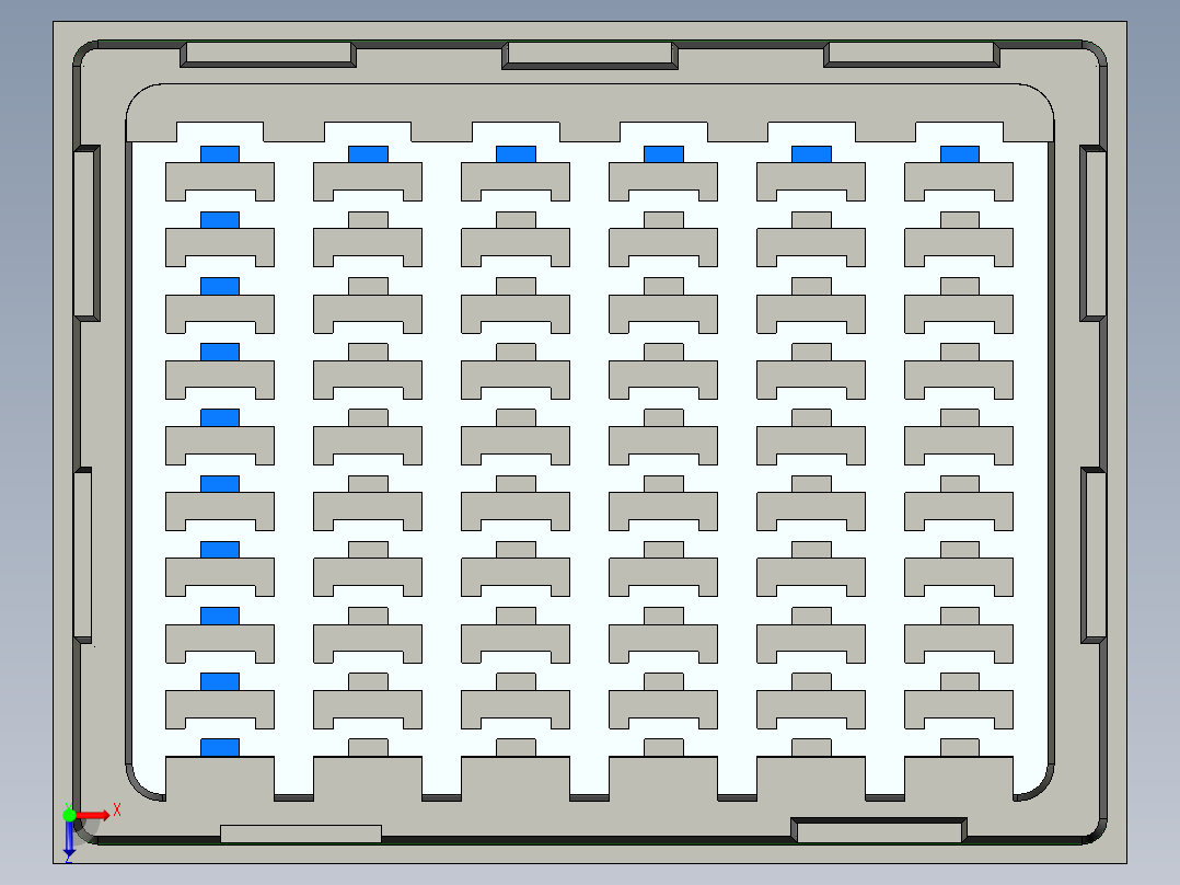 Tray包装盘俯视图