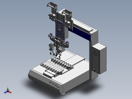 ZDH-HANX-002双头三轴自动焊锡机